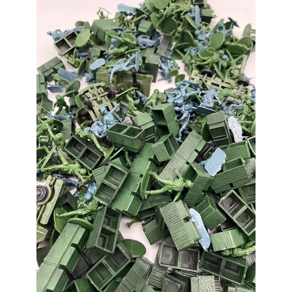 Vintage Sta-Lox Miniature Army Brick Set - Picture 6 of 8